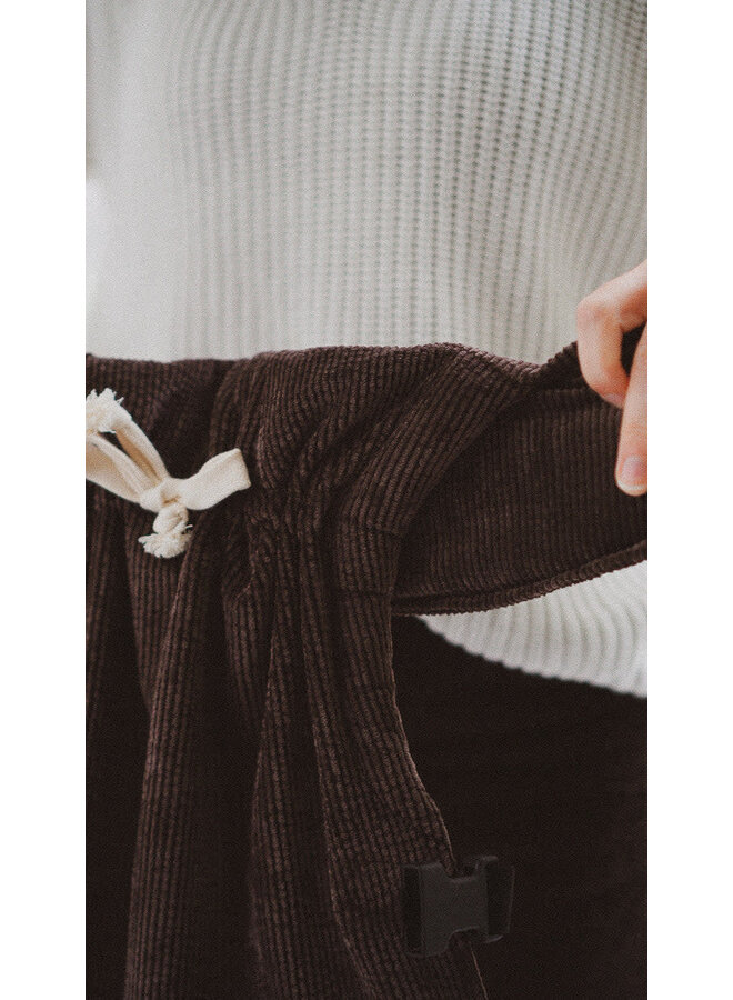 Draagzak Heiwa Corduroy Cocoa - Monkose