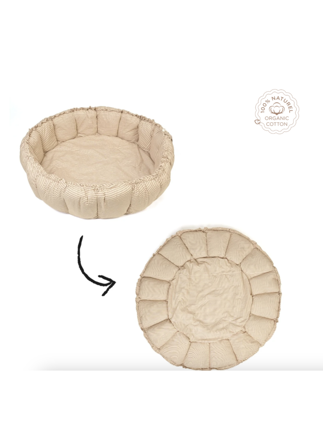 Speelkleed Coco - Stripes Brown - Play & Go