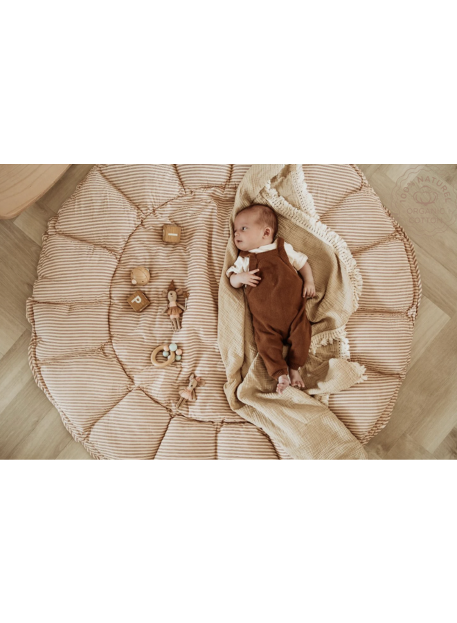 Speelkleed Bloom - Stripes Brown - Play & Go