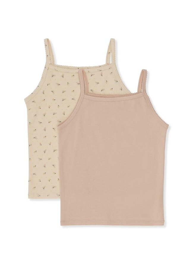 2 Pack Basic Strap Top - Petales - Konges Slojd
