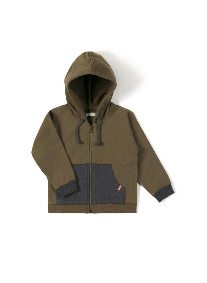 Pocket Hoodie - Khaki - Nixnut