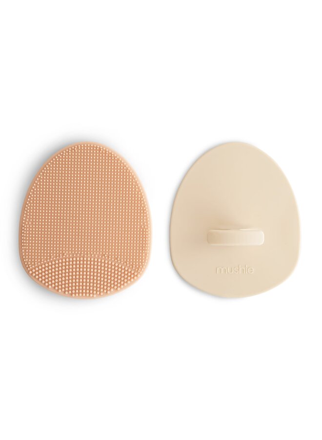 Cradle Cap Brush - Blush/Sand - Mushie