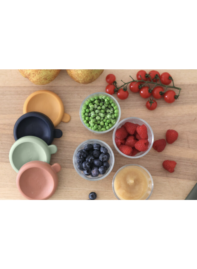 Set van 4 Glazen Bewaarpotjes 250ml - Sunrise - Beaba