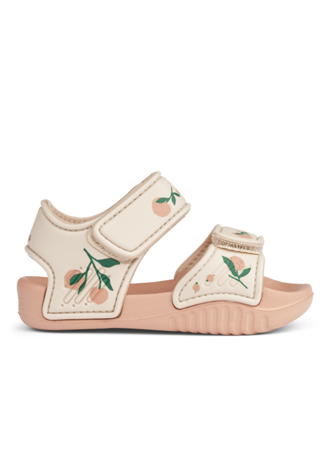 Blumer Printed Sandals - Peach / Sea shell - Liewood