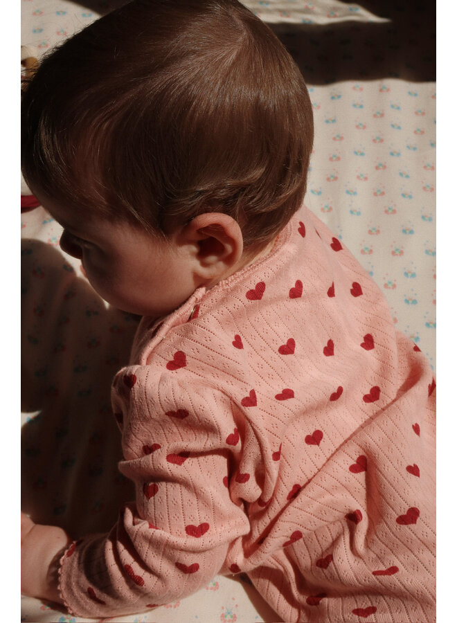 Minnie Onesie Gots - Rose Red - Konges Slojd