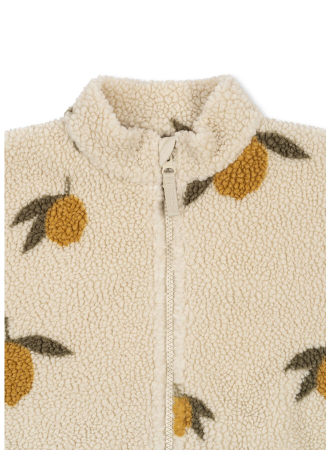 Jody Teddy Jacket Grs - Mon Grand Citron Sage - Konges Slojd