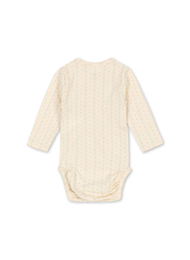 Basic Ls Newborn Body Gots - Fete De Fleur - Konges Slojd