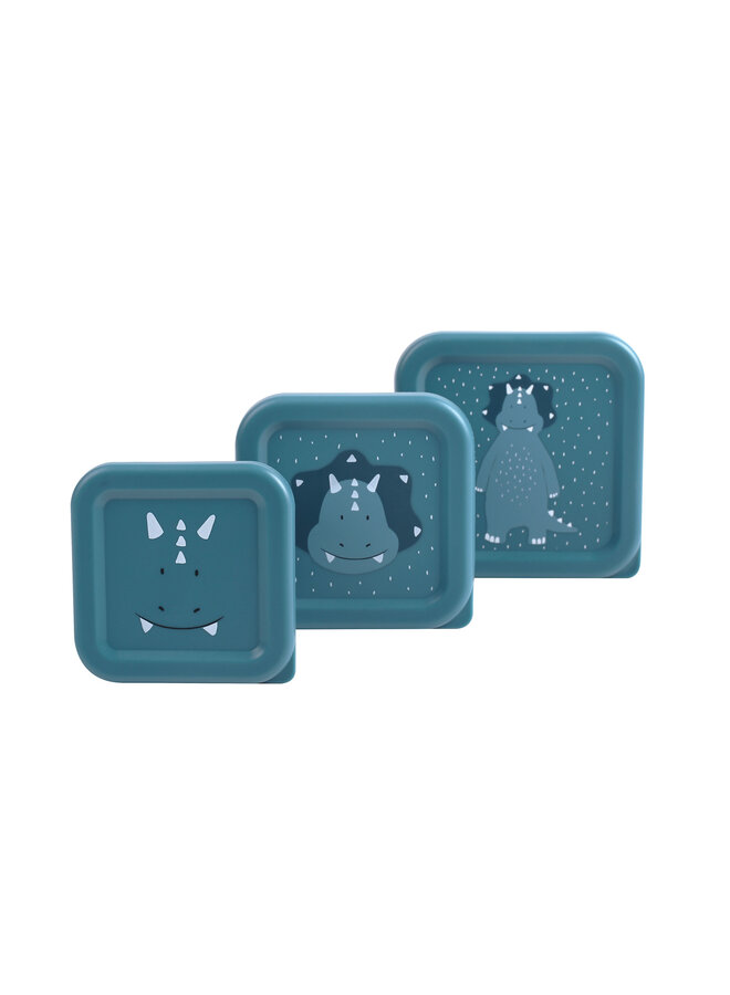 Snackbox Nesting Mr. Triceratops - 3 stuks - Trixie