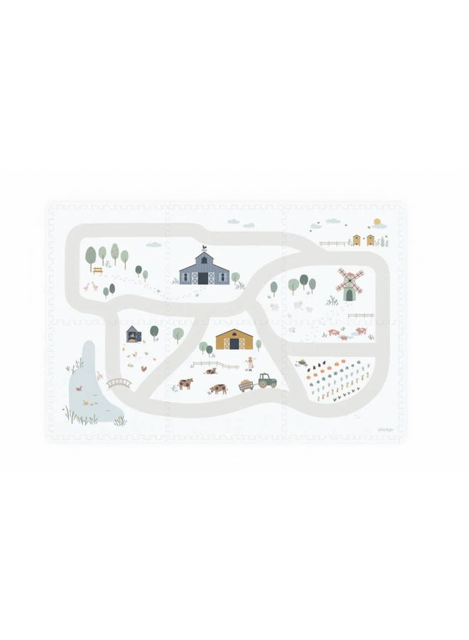Tiloo Puzzelmat - Farm - Play & Go