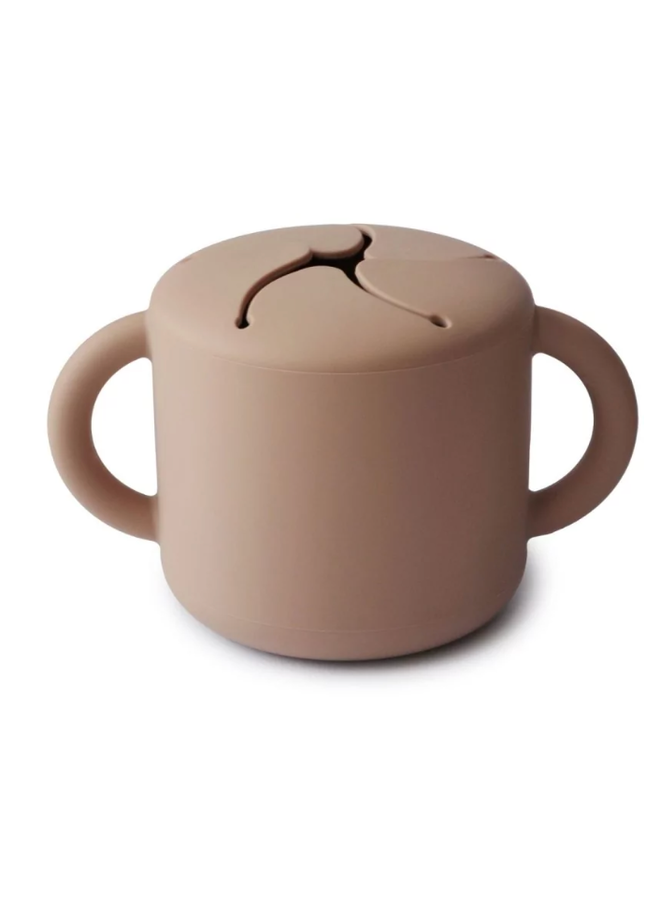 Siliconen snack cup - Natural - Mushie