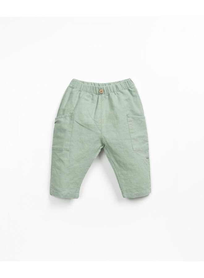 Woven Trousers - Sage - Play Up