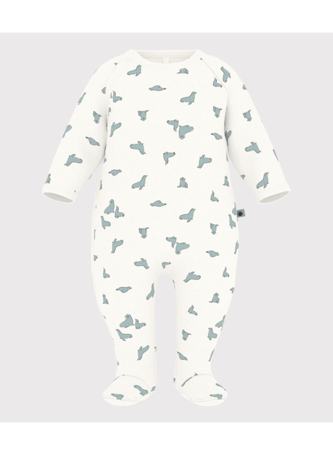 Katoenen Babypyjama - Zeehond - Petit Bateau