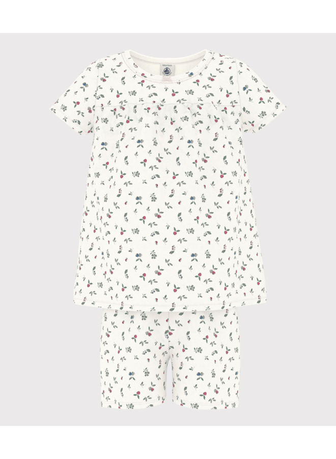 Korte Katoenen Pyjama - Fleur - Petit Bateau