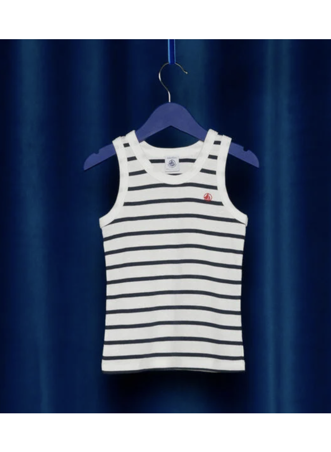 Set van 2 hemdjes met fijne strepen in katoen - Petit Bateau