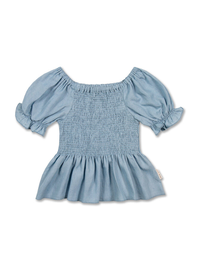 Smock Top - Jeans Blue - Petit Blush