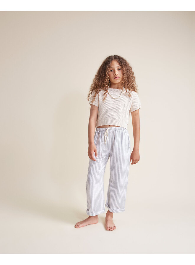 Stripes Pants - White - Buho