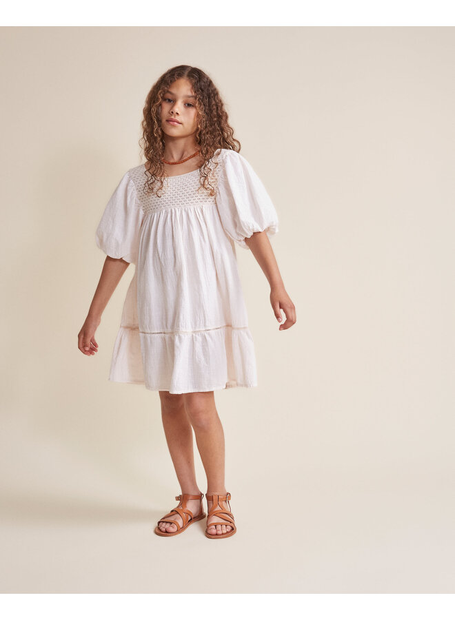 Boho Combi Dress - Ivory - Buho