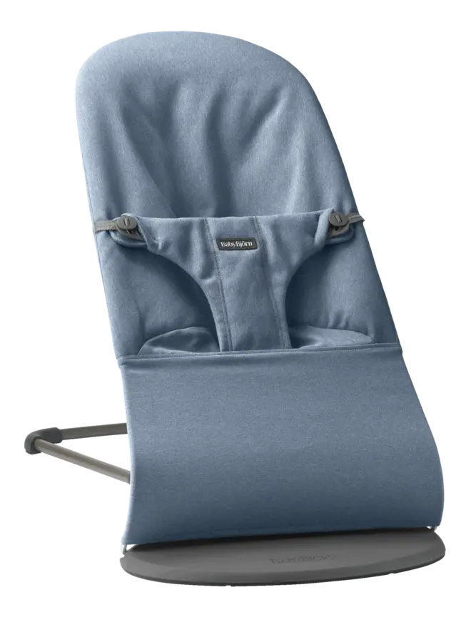 Bouncer Bliss Woven Melange - Blue - Babybjorn