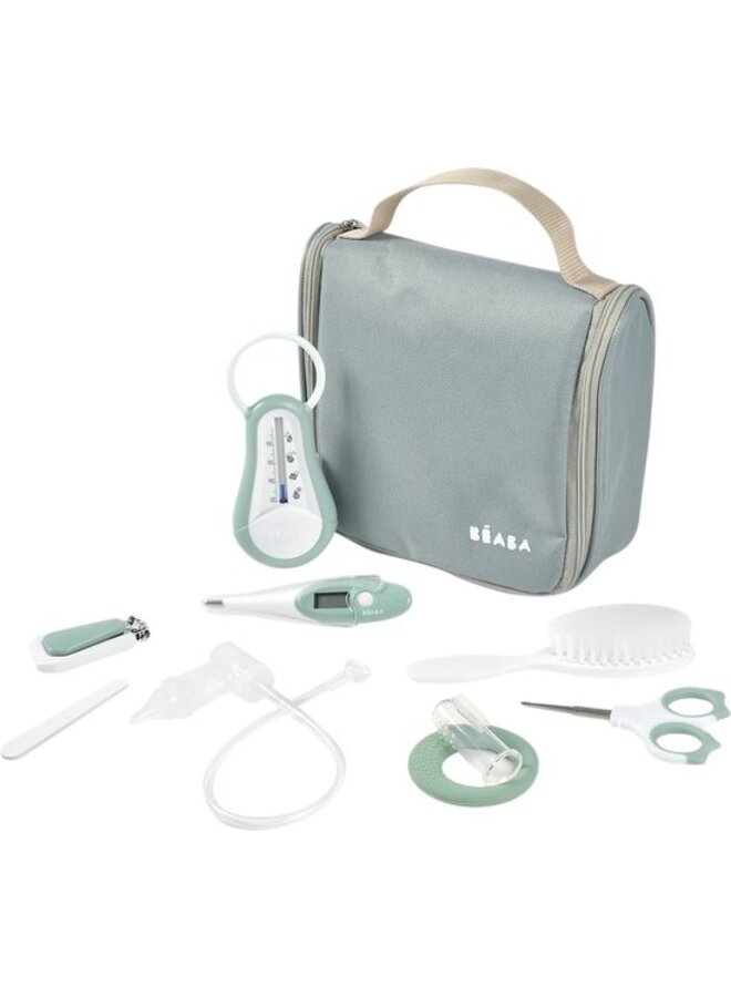 Verzorgingsset met Toilettas - Groen - Beaba