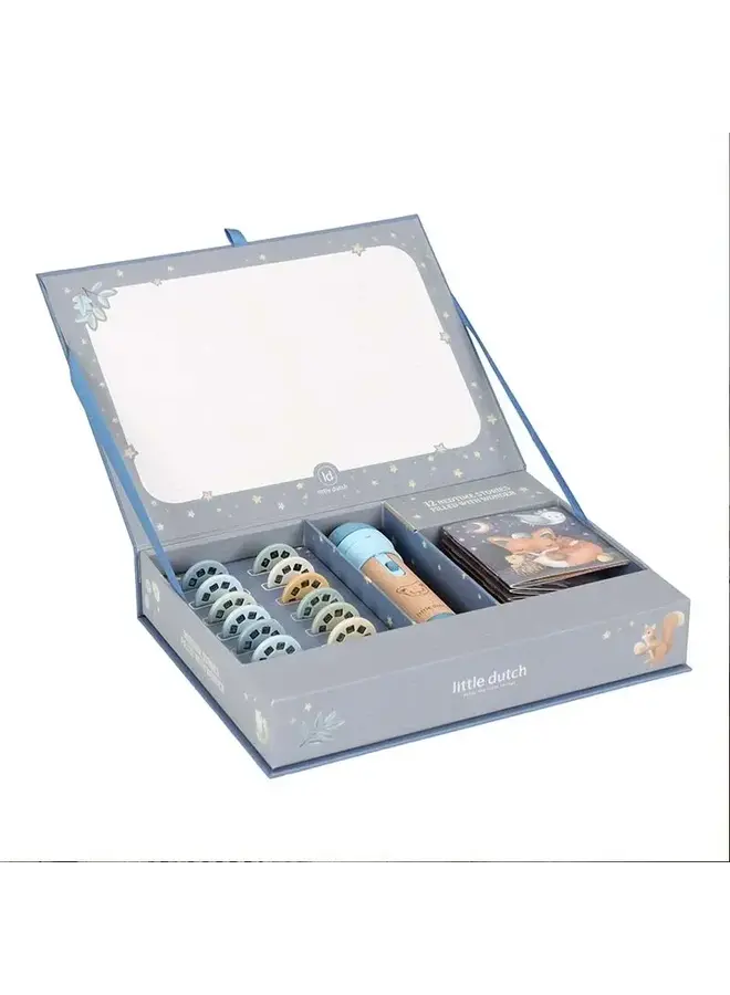 Verhalen Projector Zaklamp - Blauw - Little Dutch