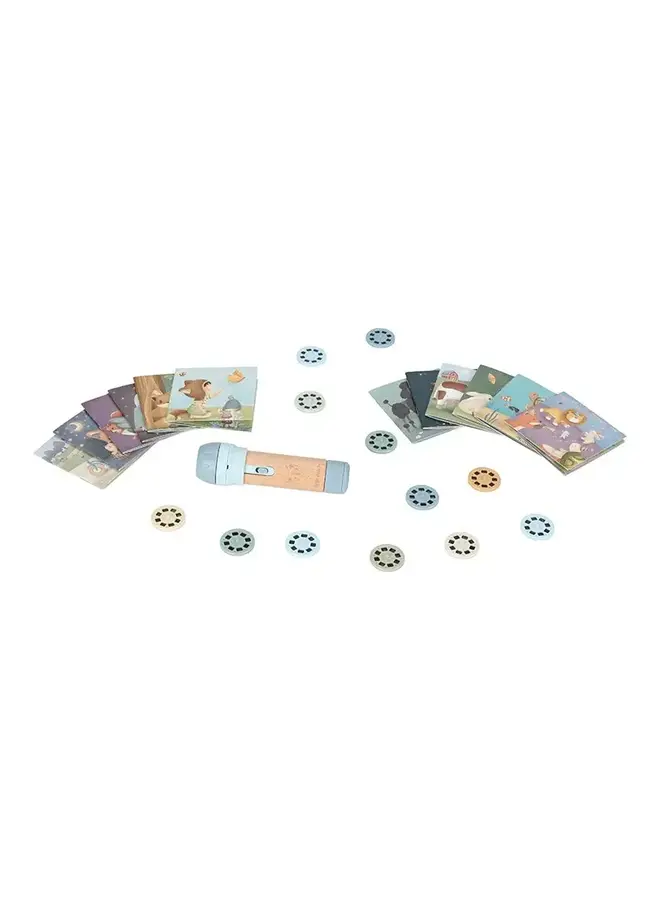 Verhalen Projector Zaklamp - Blauw - Little Dutch