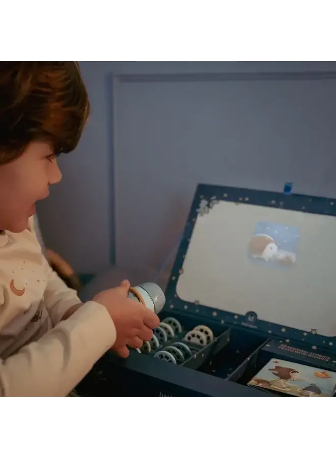 Verhalen Projector Zaklamp - Blauw - Little Dutch