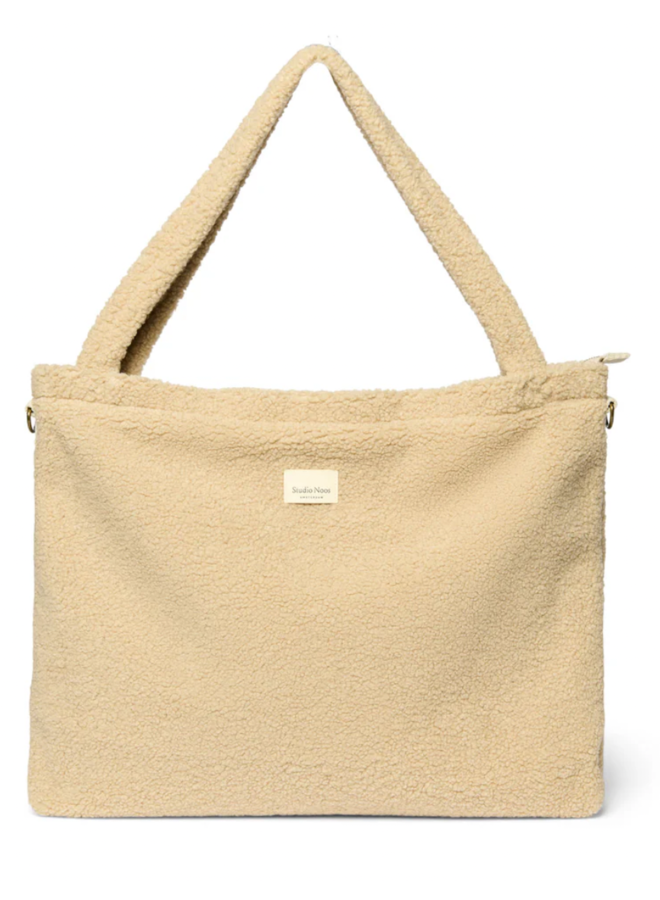 Diaper Bag - Ecru Teddy - Studio Noos