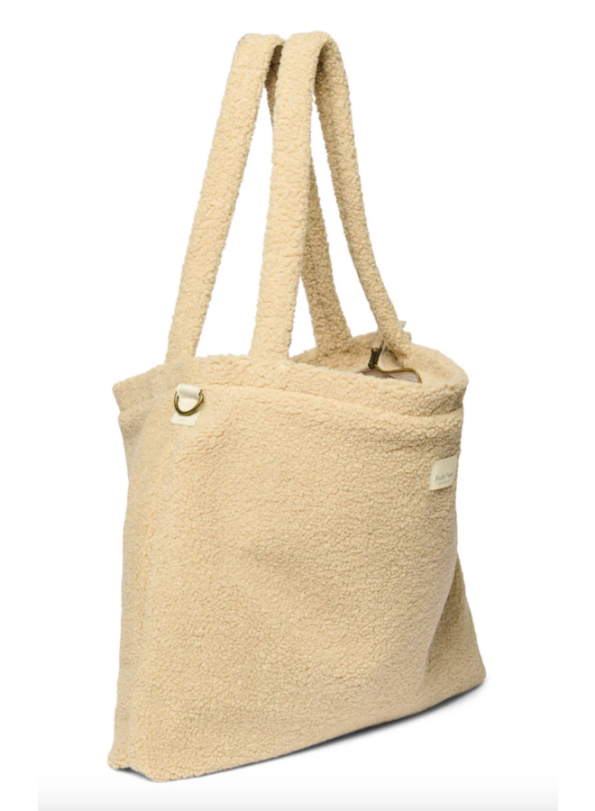 Diaper Bag - Ecru Teddy - Studio Noos