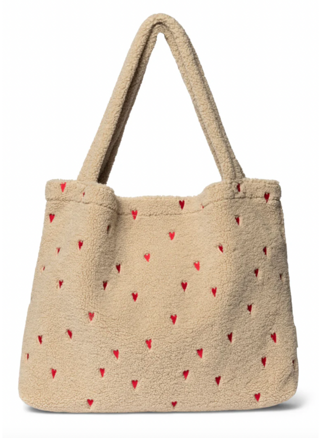 Mom Bag - Ecru Teddy Hearts - Studio Noos