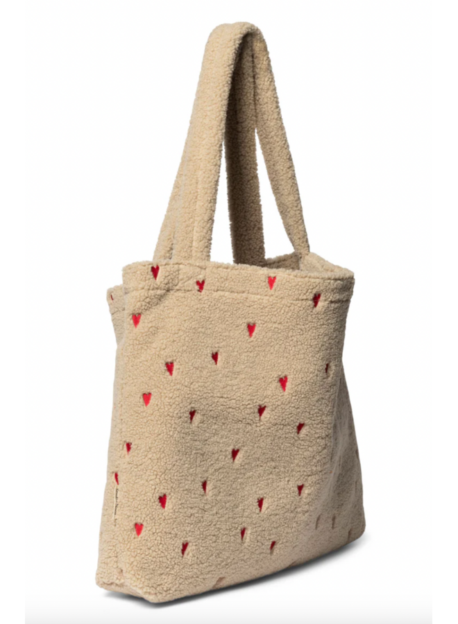 Mom Bag - Ecru Teddy Hearts - Studio Noos