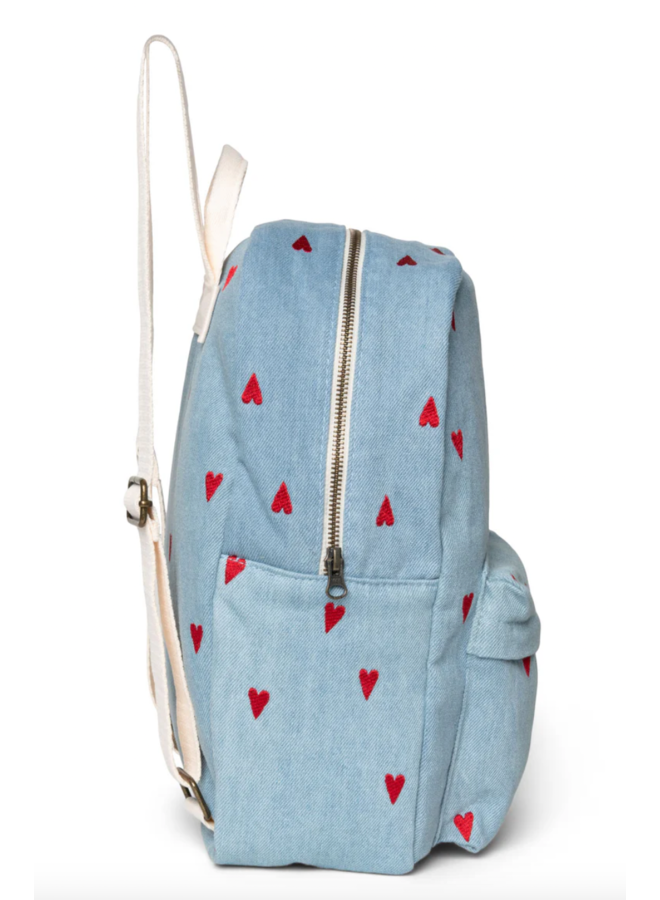 Midi Denim Hearts Rugzak - Studio Noos