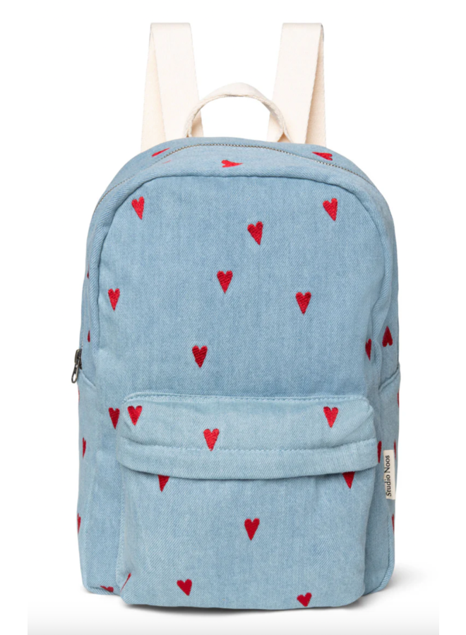 Midi Denim Hearts Rugzak - Studio Noos