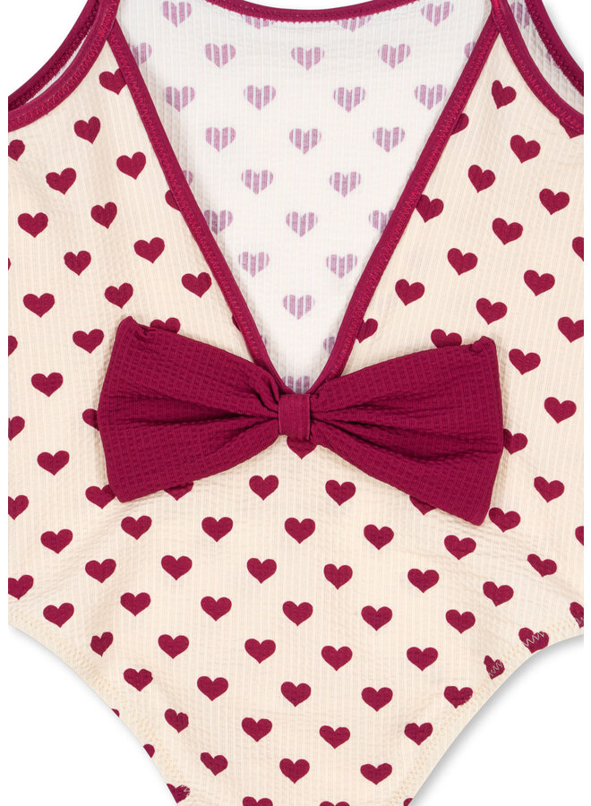 Bowie Swimsuit - Coeur Sangria - Konges Slojd
