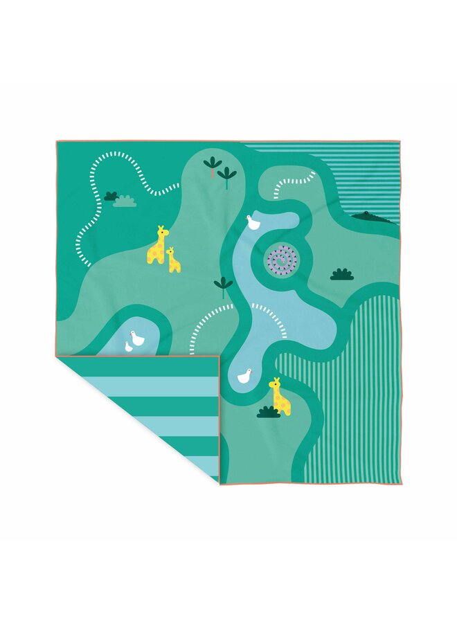 PlayTowel Handdoek XL (180 x 180cm) - Safari - Quut