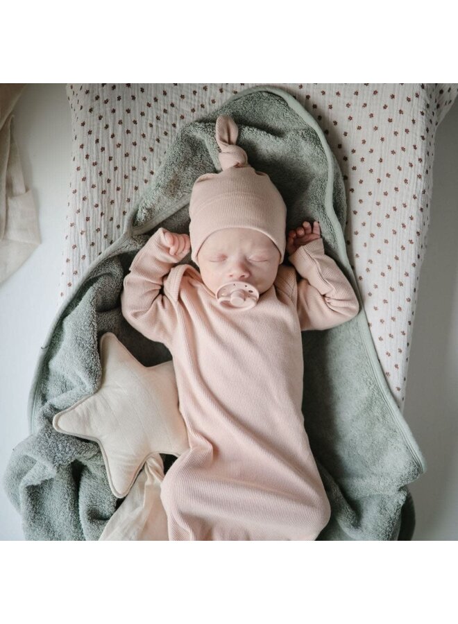 Baby Hooded Towel - Moss - Mushie