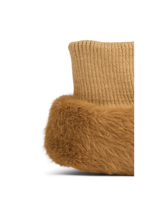 Beth Bear Plush Slipper - Golden caramel - Liewood