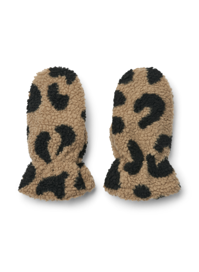 Grethe Pile Gloves - Mega leo / Oat mix - Liewood