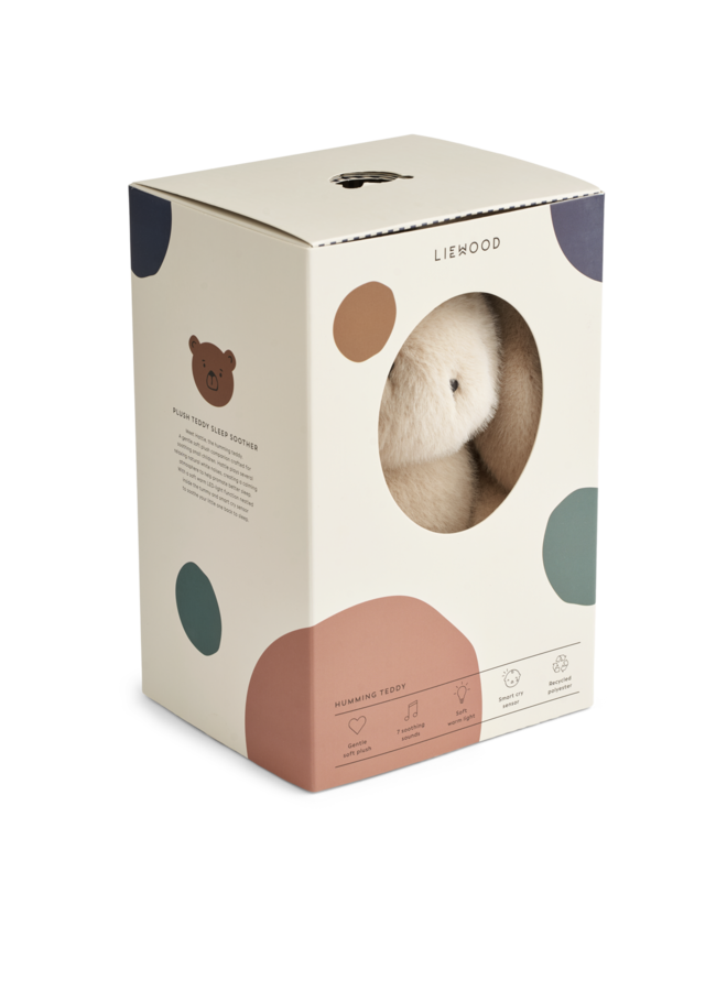Hattie Rabbit Humming Teddy - Mist - Liewood