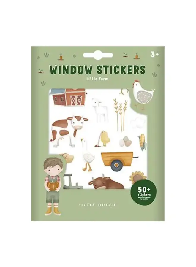 Raamstickers Farm - Little Dutch