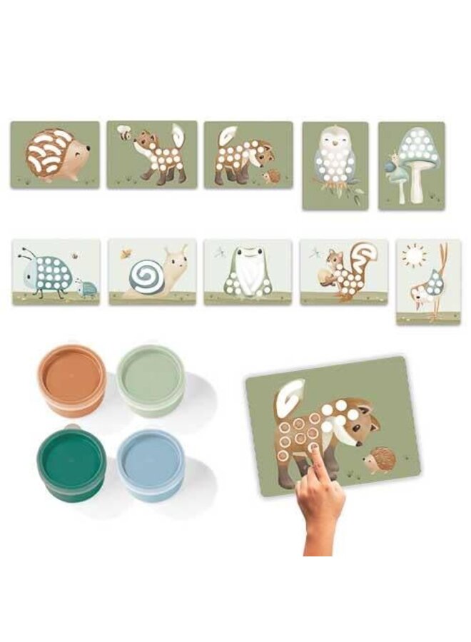 Vingerverfset - Forest Friends - Little Dutch