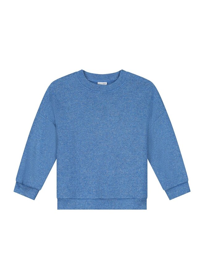 Poppy Glitter Sweater Glorious Blue - Daily Brat