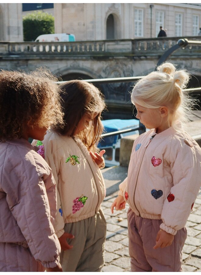 Juno Sequin Bomber - Cameo Rose - Konges Slojd