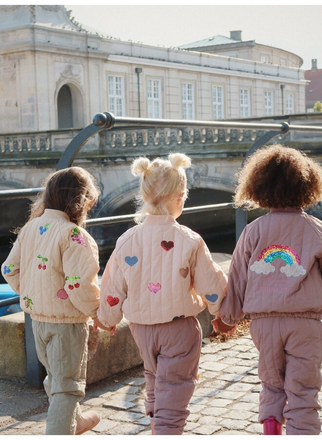 Juno Sequin Bomber - Cameo Rose - Konges Slojd