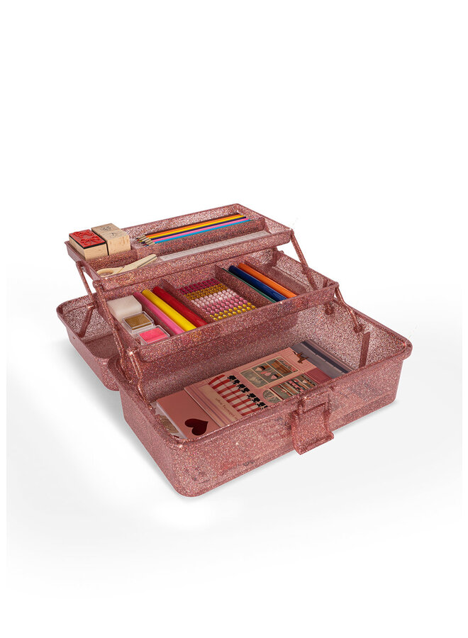 Creative Art Caddy - Glitter Rose - Konges Slojd
