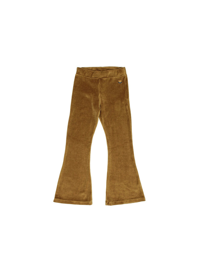 Velvet Legging Flare - Ocre - Buho