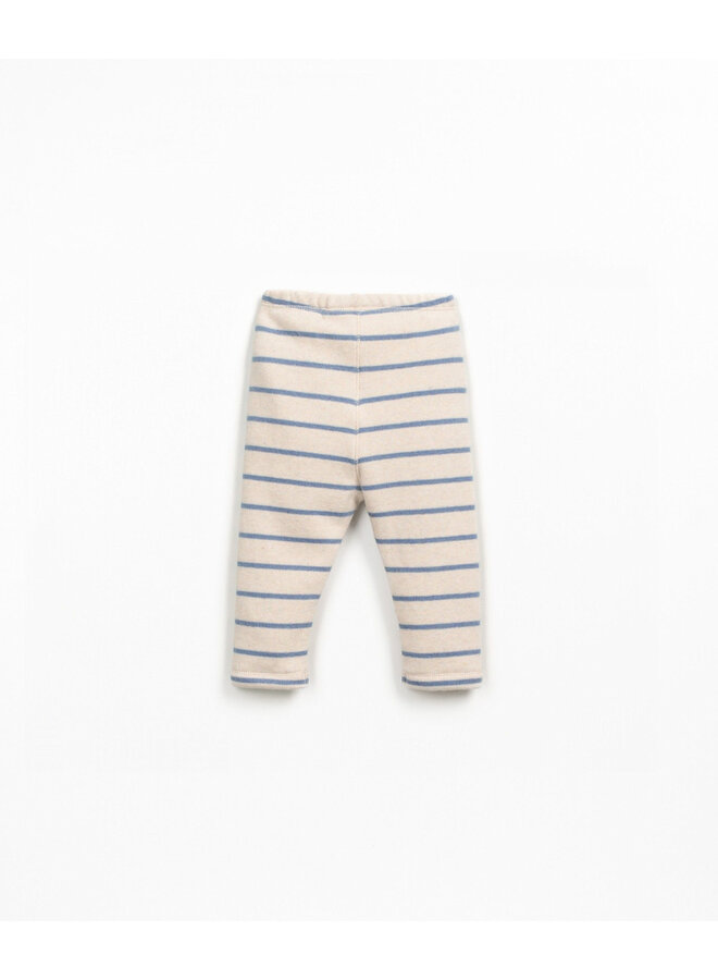 Soft Striped Jersey Leggings - Watercolor - Play Up