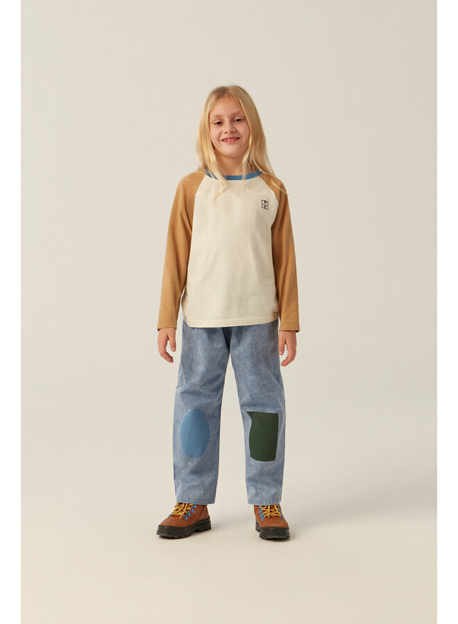 Color Block Ecru Tshirt - Ecru - The Campamento