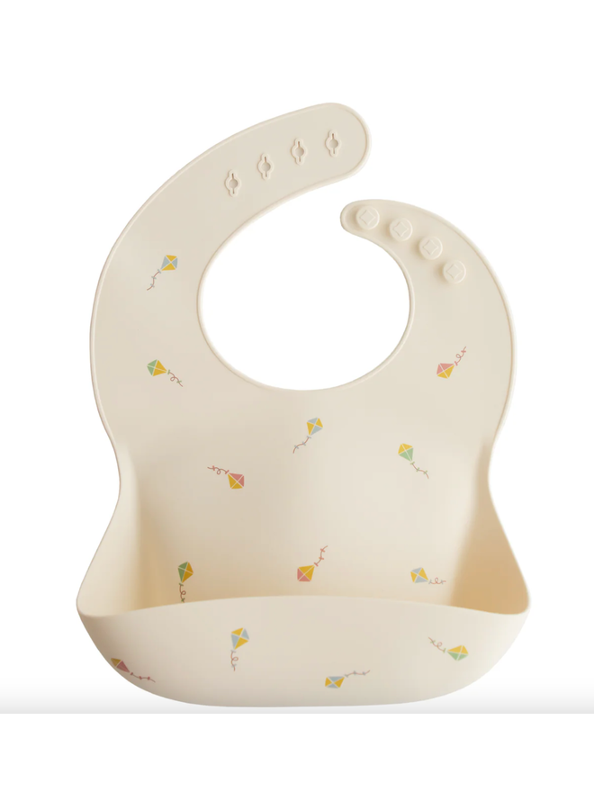 Silicone Bib - Kites - Mushie