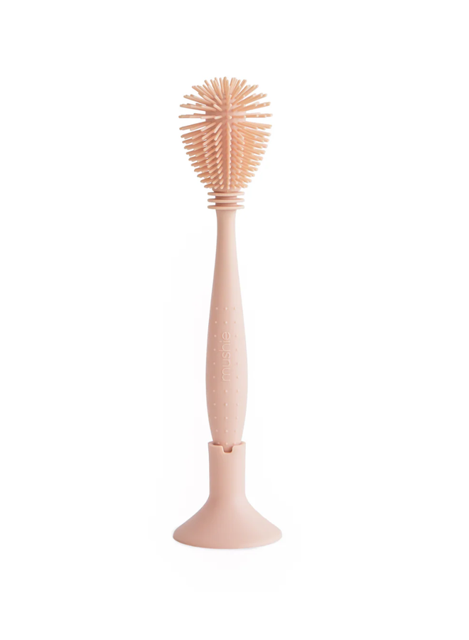 Silicone Speenborstel - Blush - Mushie