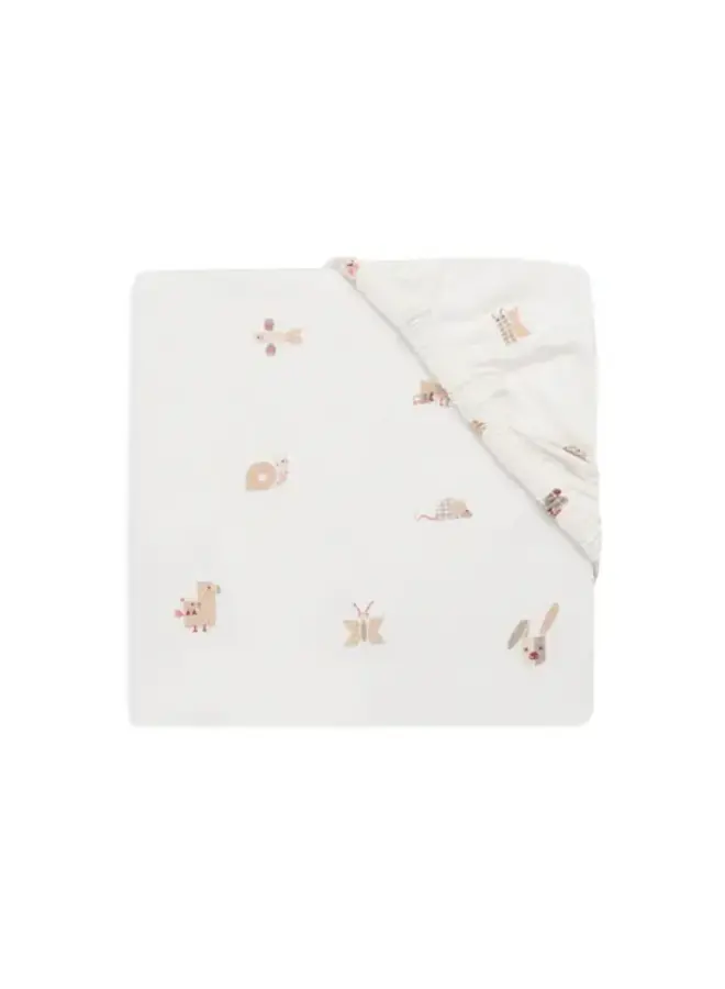 Hoeslaken Jersey 40/50x80/90 - Animal Friends - Jollein